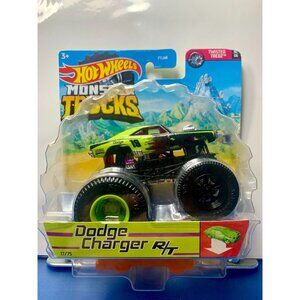 Hot Wheels Monster Trucks Dodge Charger R/T 1:64 Scale Die-Cast Toy Car Ages 3+